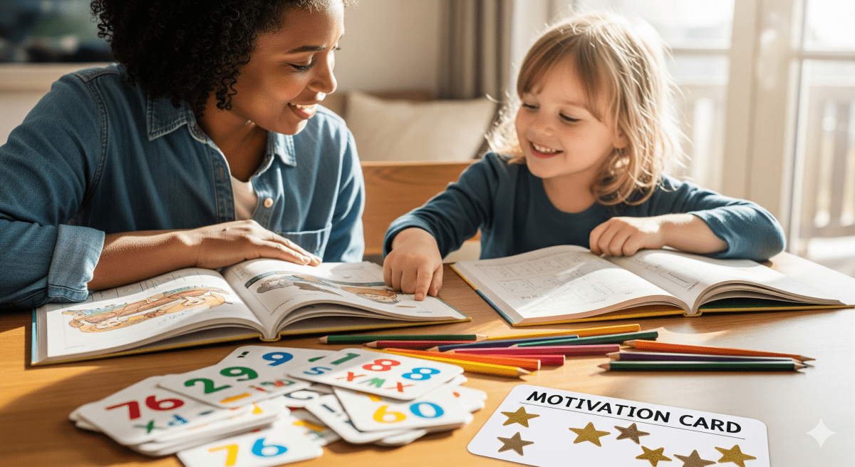 Thuis oefenen met lezen en rekenen