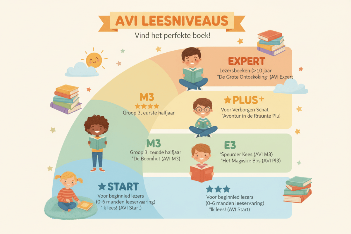 AVI leesniveaus uitleg hoe kies je een boek