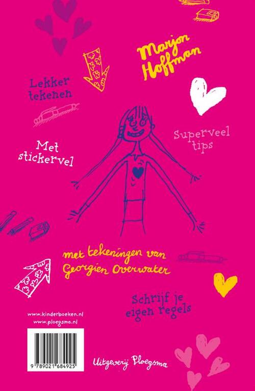 Achterkant kinderboek De regels van Floor, dit is mijn journal! - Kinderboekenland.nl