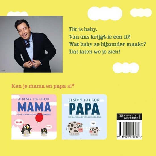 Baby - Jimmy Fallon eerste woordjes boek Kinderboekenland.nl