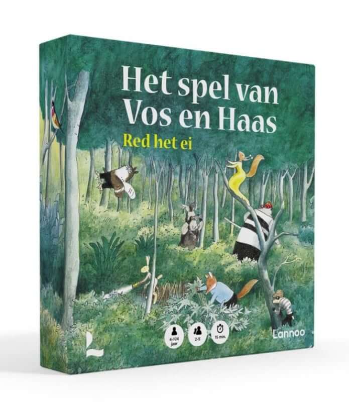 Het spel van Vos en Haas - Red het ei Kinderboekenland.nl