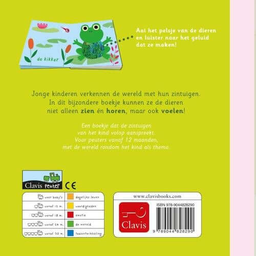 Mijn diertjes geluidenboek en voelboek Kinderboekenland.nl
