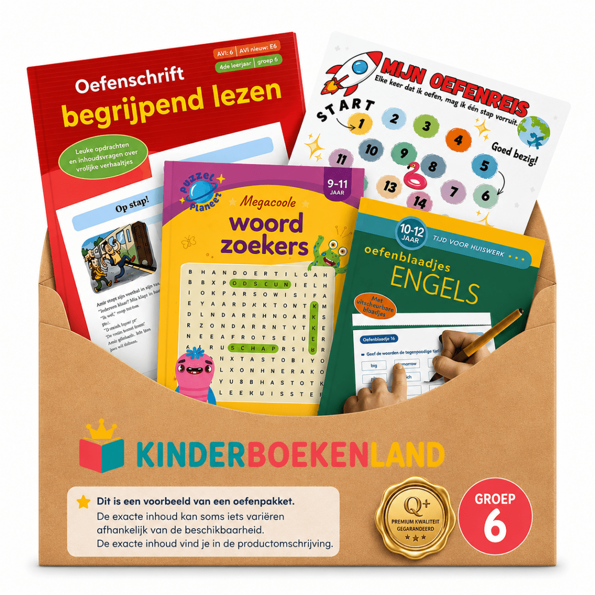 Oefenpakket groep 6 lezen rekenen engels leren
