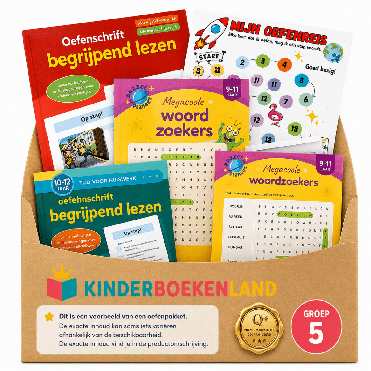 Oefenpakket lezen schrijven tellen groep 5