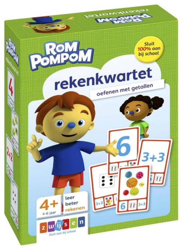 Rompompom rekenkwartet Kinderboekenland.nl