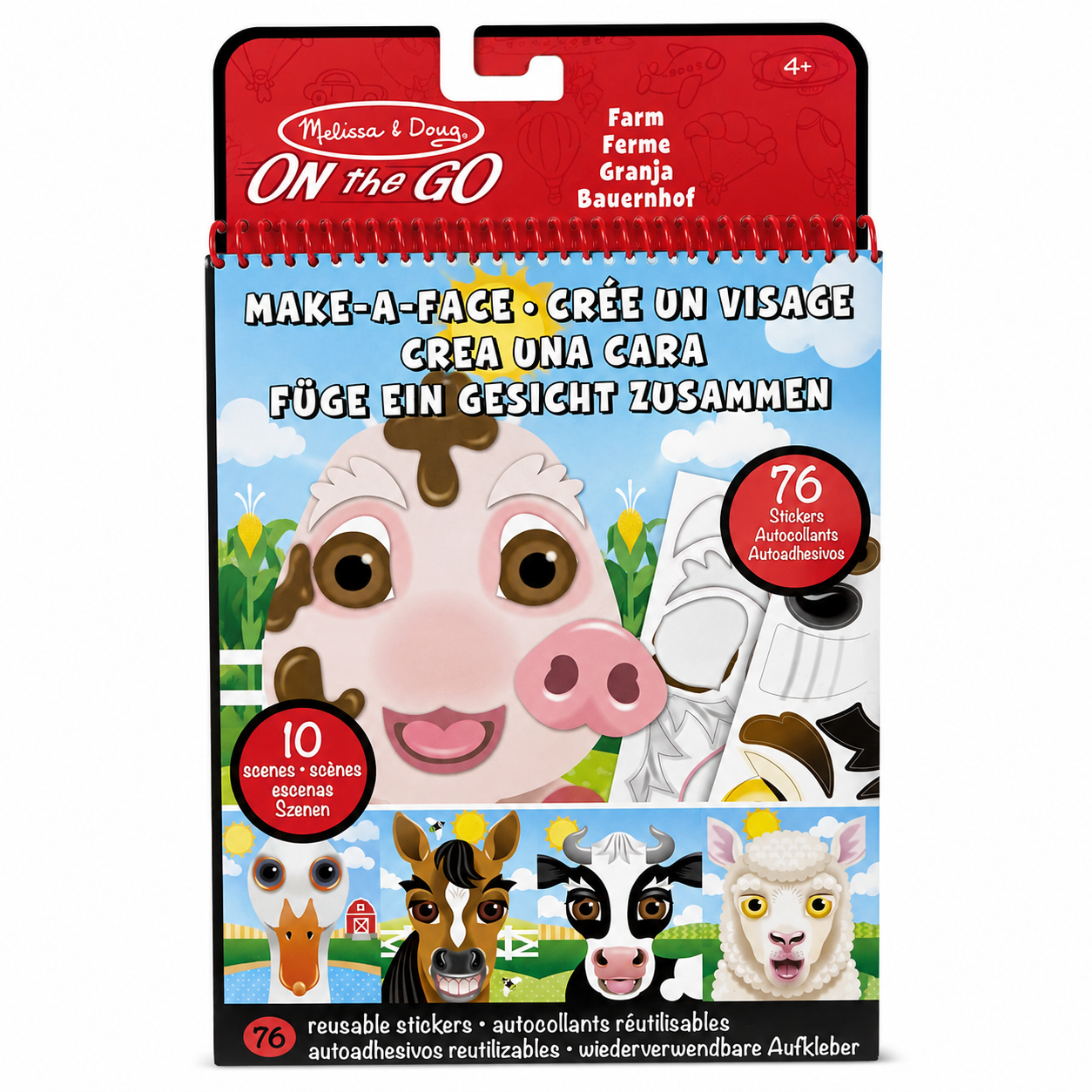 Creatieve sticker set Boerderij – Make-a-Face