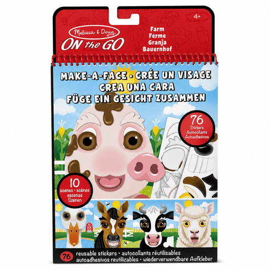 Creatieve sticker set Boerderij – Make-a-Face