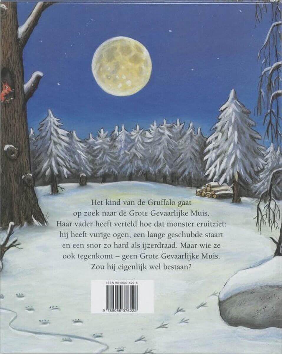 Het kind van gruffalo prentenboek achterkant