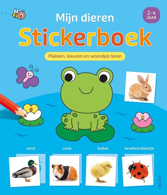 Groep 2/3 Startpakket Lezen & tellen stickerboek dieren