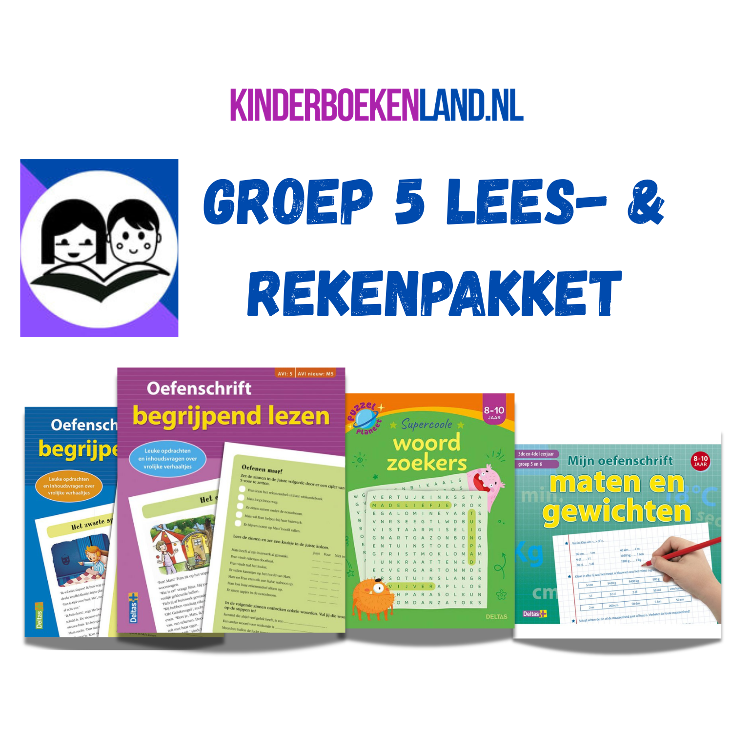 Groep 5 lees- en rekenpakket - alles in één voor thuis oefenen