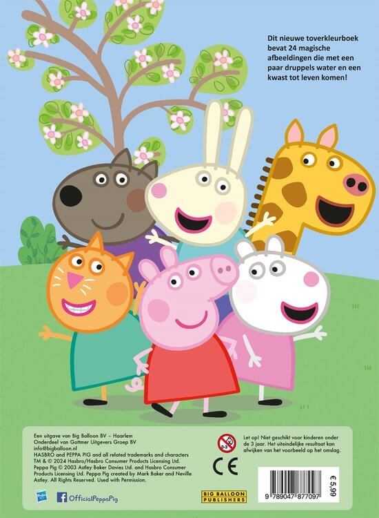 Peppa pig tover kleurboek 3