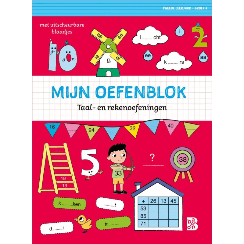 Mijn oefenblok taal- en rekenoefeningen groep 4