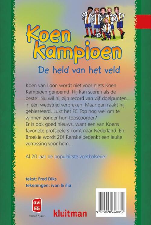 Koen Kampioen De held van het veld. - Zelfleesboek