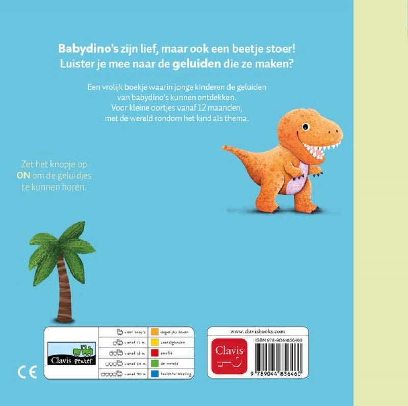 Babydinoโs geluidenboekje - Geluidenboek