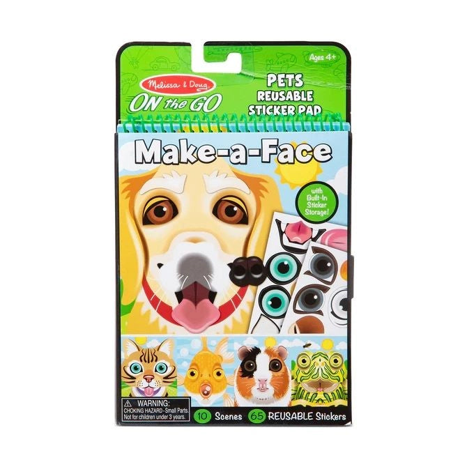 Creatieve sticker set Huisdieren – Make-a-Face