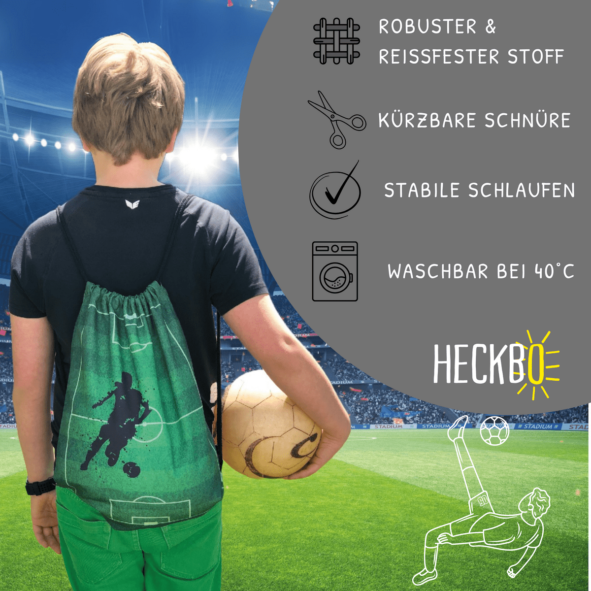 Sporttas / Gymtas kind voetbal