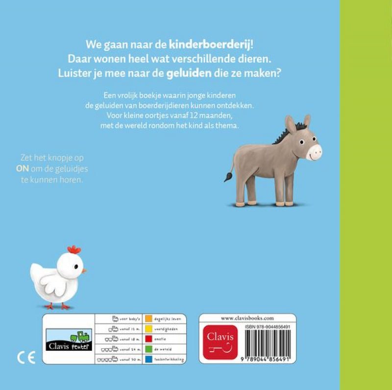 De kinderboerderij geluidenboekje - Geluidenboek