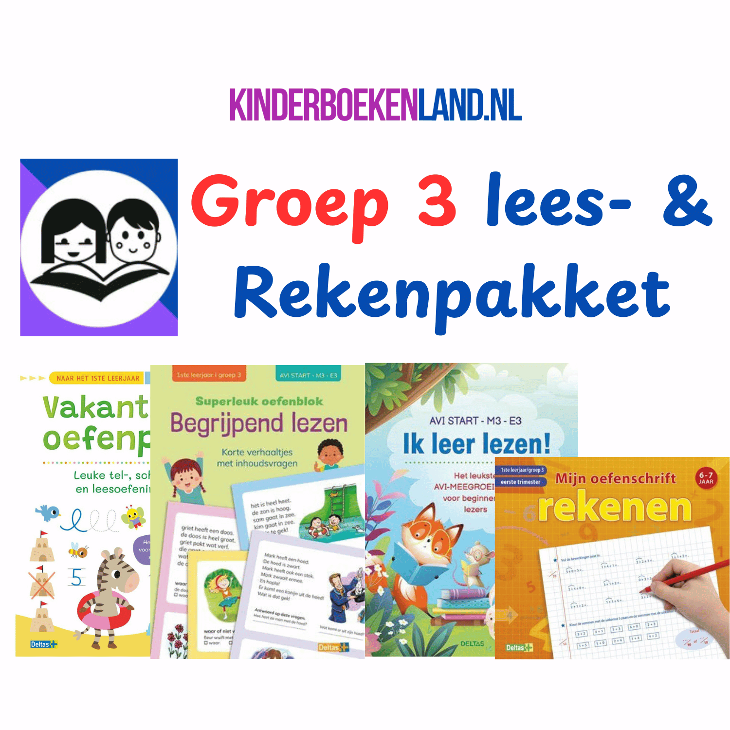 Groep3 lees en rekenen oefenen met kinderen