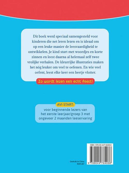 Leesfeest eerste verhalen voor beginnende lezers - avi start