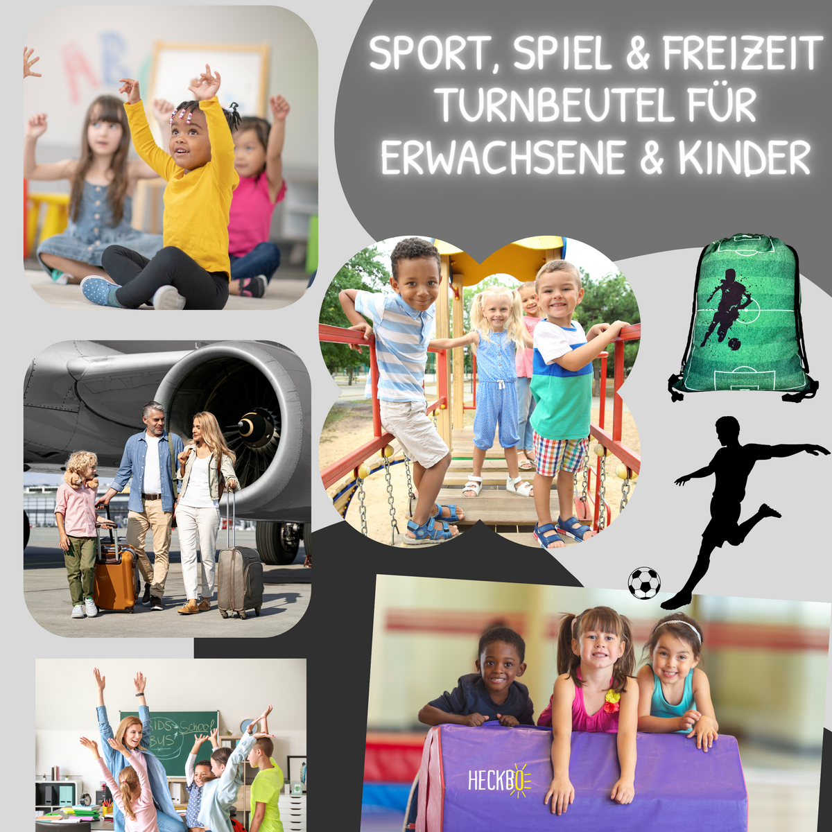 Sporttas / Gymtas kind voetbal