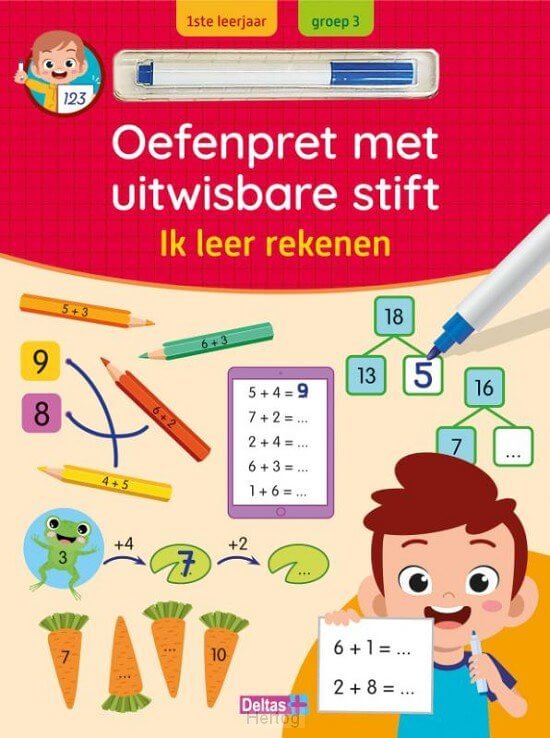 Oefenpret ik leer rekenen met stift - Kinderboekenland.nl