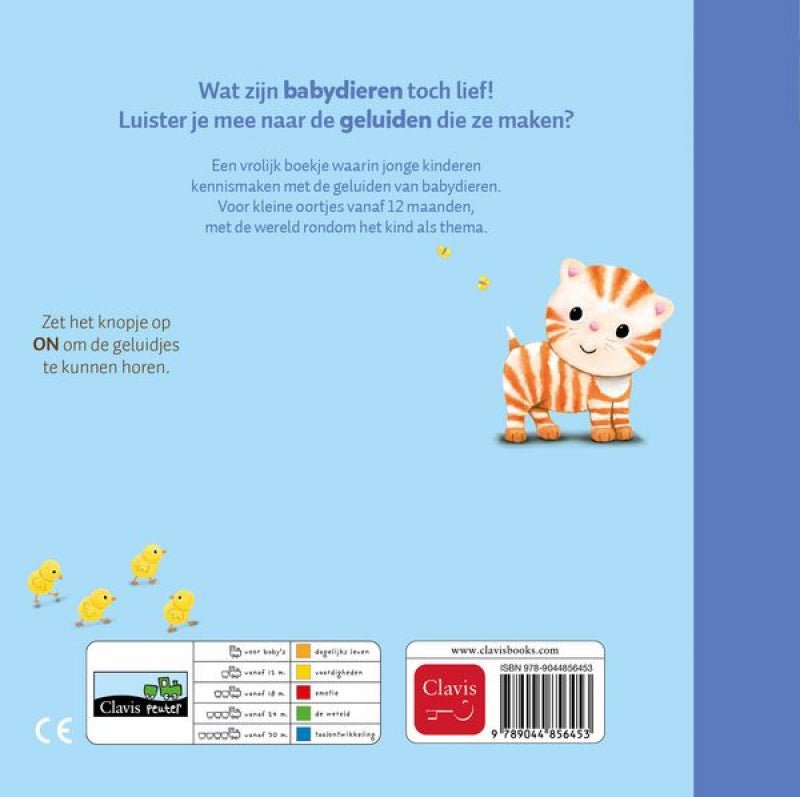 Babydieren geluidenboekje - Geluidenboek