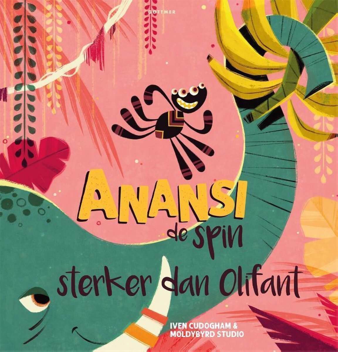 Anansi de spin sterker dan olifant Kinderboekenland.nl