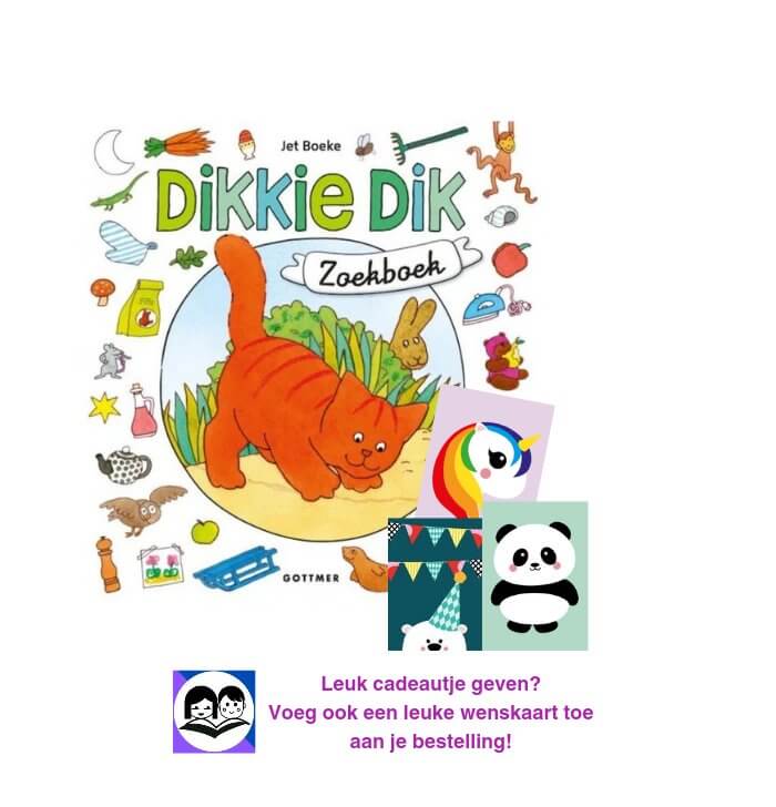 Dikkie Dik Zoekboek met wenskaart