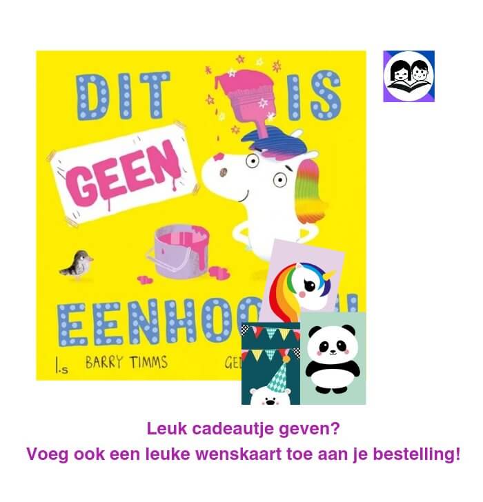 Dit is geen eenhoorn wenskaart