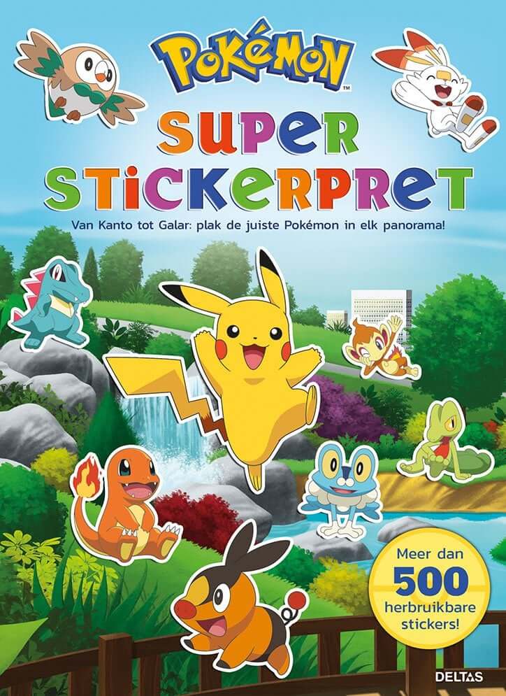 Pokemon Super Stickerpret stickerboek front