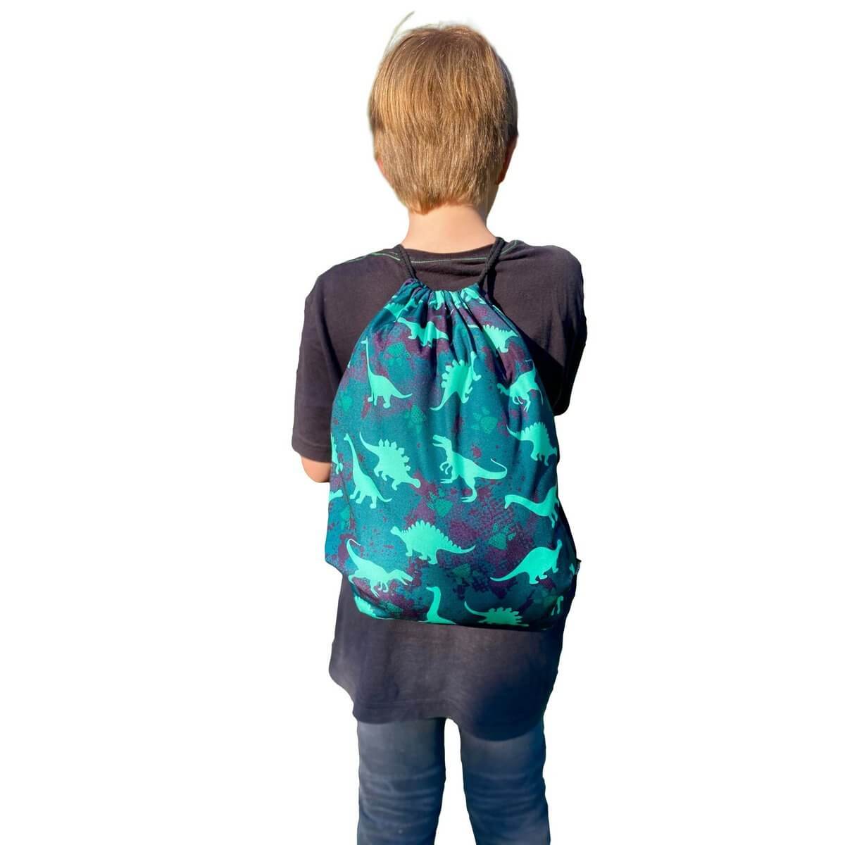 Sporttas / Gymtas kind dino - Kinderboekenland.nl