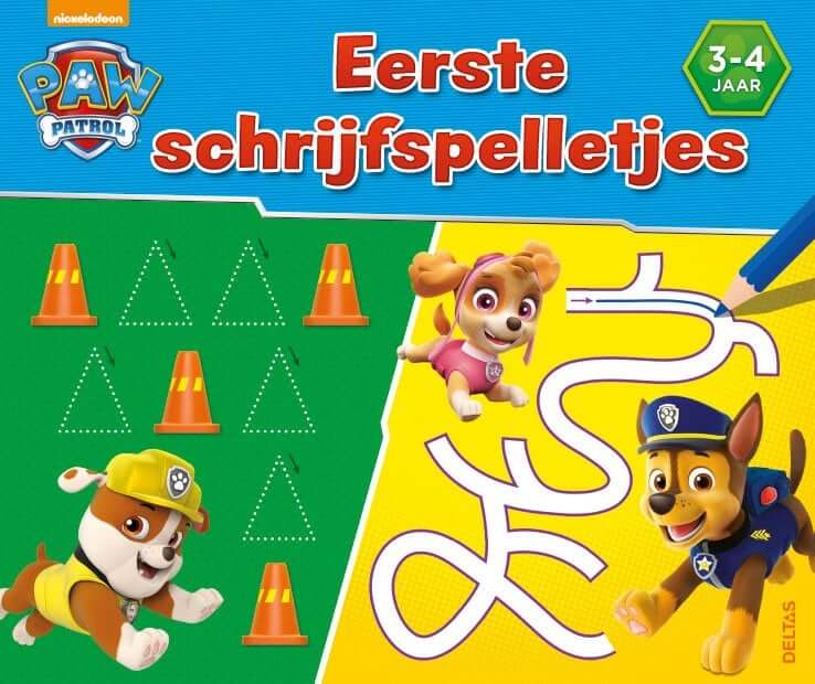 Paw Patrol eerste schrijfspelletjes (3-4 j.) - Taalspelletjes