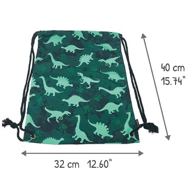 Sporttas / Gymtas kind dino - Kinderboekenland.nl