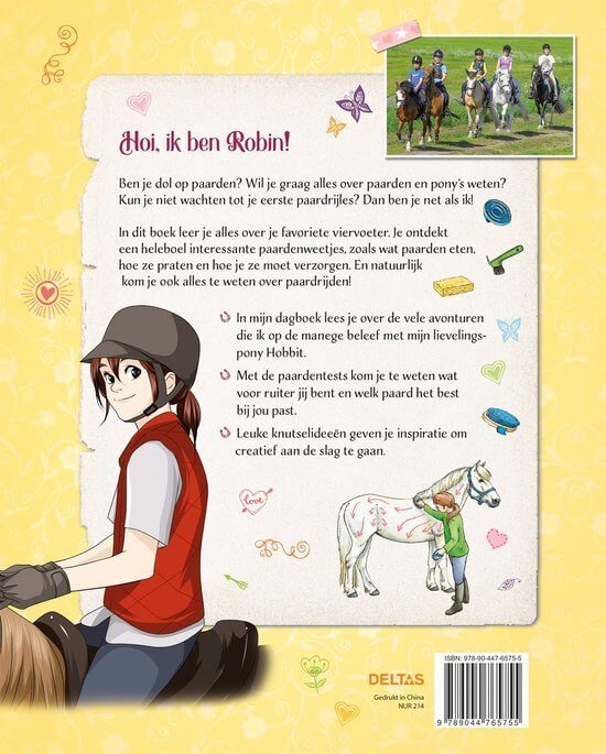 Mijn lievelingsboek over paarden achterkant