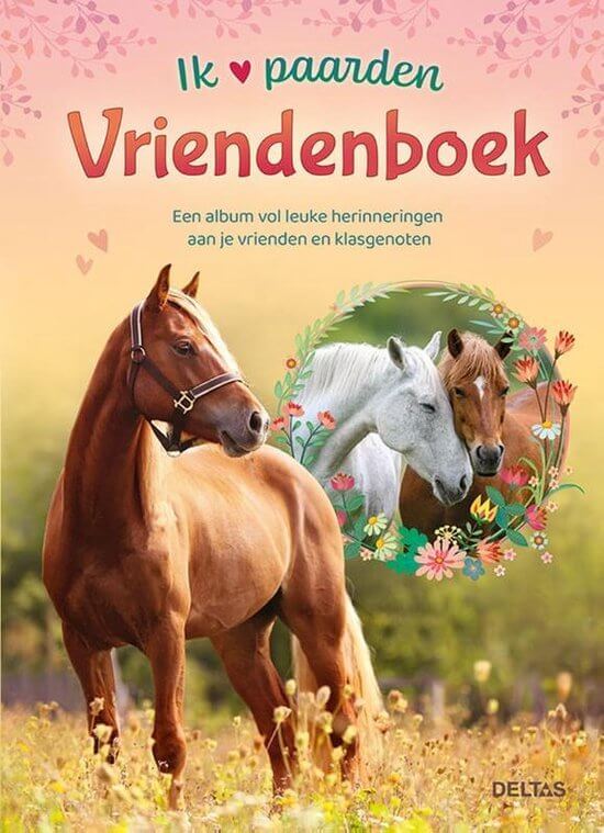 Ik hou van paarden vriendenboek deltas