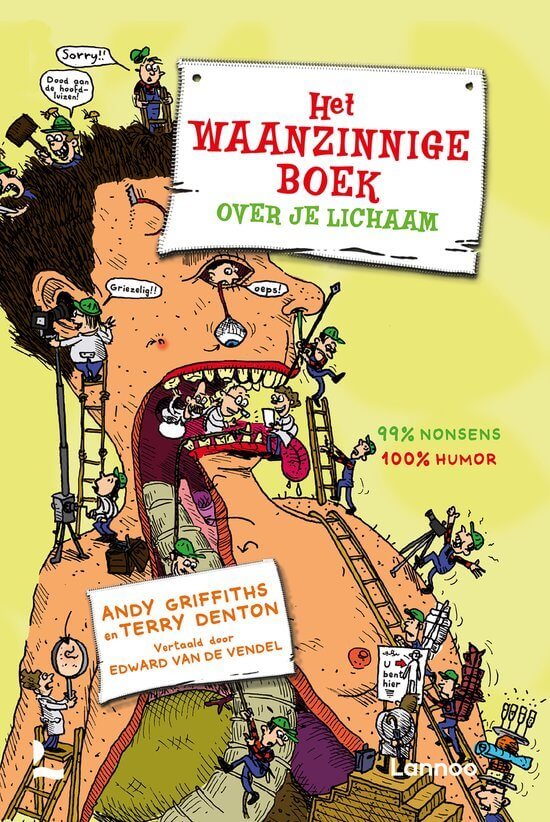 Het waanzinnige boek over je lichaam: Ontdek de gekste, harigste en smerigste geheimen van je lichaam!
Ben je klaar voor een waanzinnige reis door je lichaam? Voorkant boek