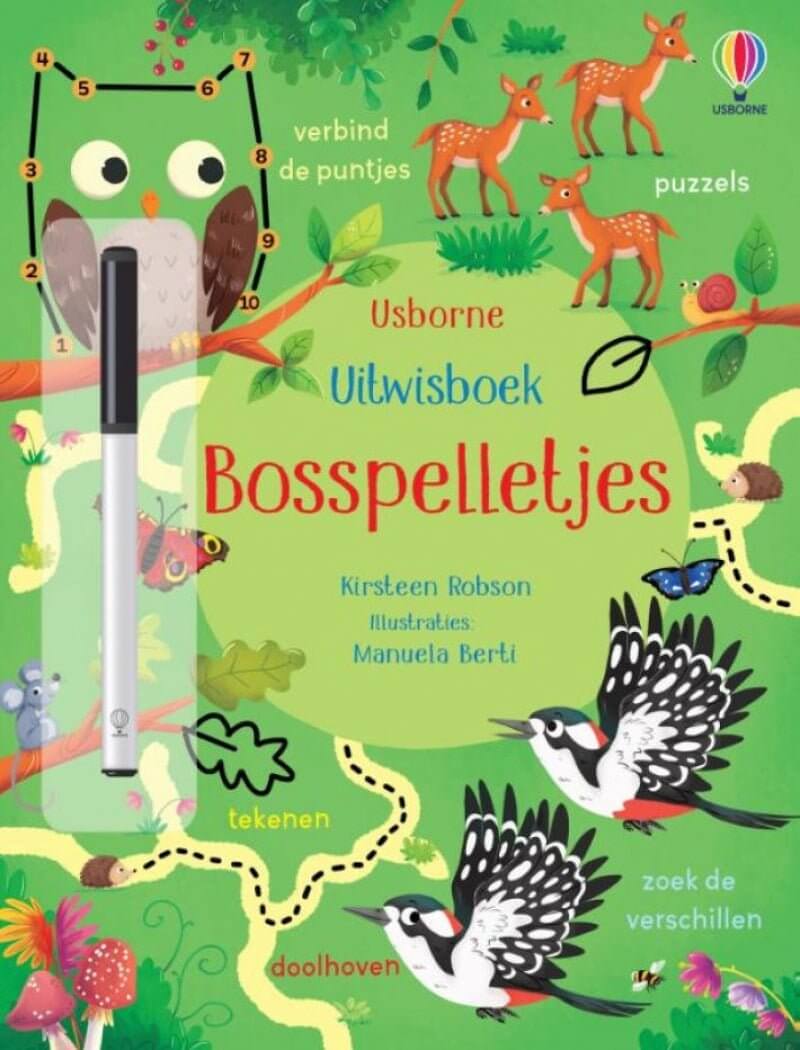 Uitwisboek Bosspelletjes