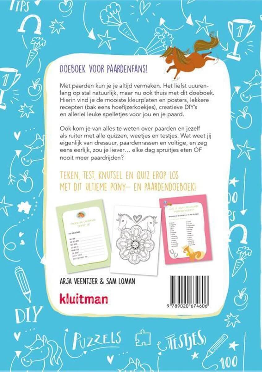 Achterkant boek Mijn allerliefste paard en ik (doeboek) - Kinderboekenland.nl