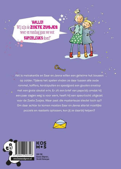 Achterkant boek De Zoete Zusjes lossen het op - Kinderboekenland.nl