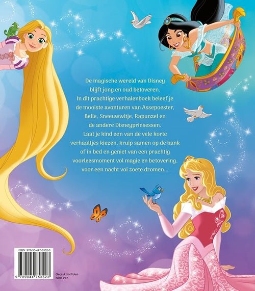 Disney het magische 1 minuut verhalenboek prinses achterkant