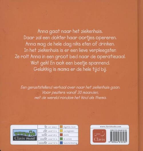 Anna in het Ziekenhuis achterkant