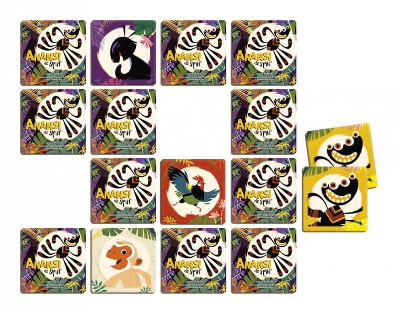 Anansi de spin memospel Kinderboekenland.nl