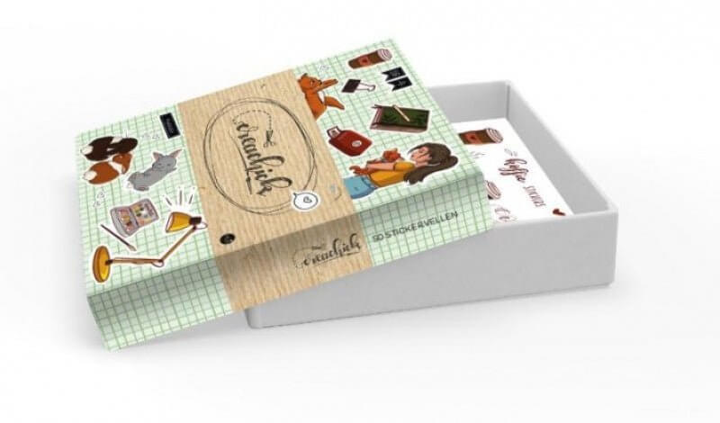 Creachick Stickervellen - Mus creatief Kinderboekenland.nl