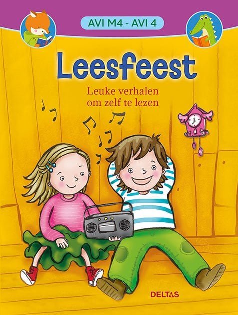 Leesfeest Leuke verhalen om zelf te lezen (AVI M4 / AVI 4) Kinderboekenland.nl