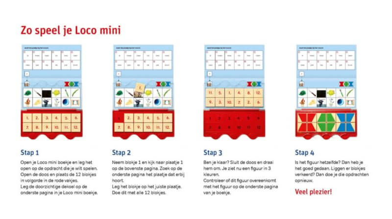 Loco Mini Pakket Lezen kern 1-6 Kinderboekenland.nl