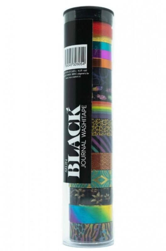 Mijn Black Journal - Washitape Kinderboekenland.nl