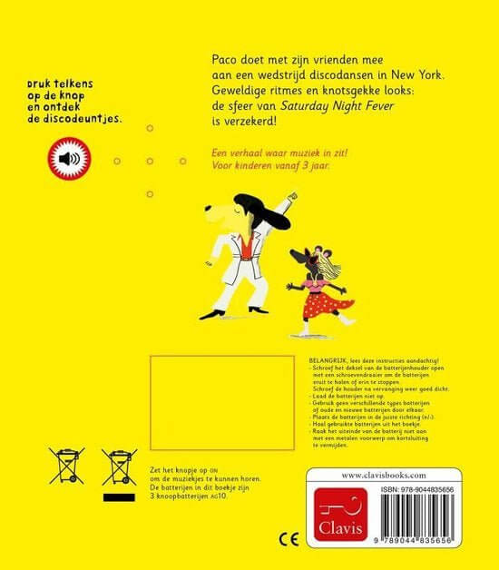 Paco in de disco (geluidenboek) - Geluidenboek