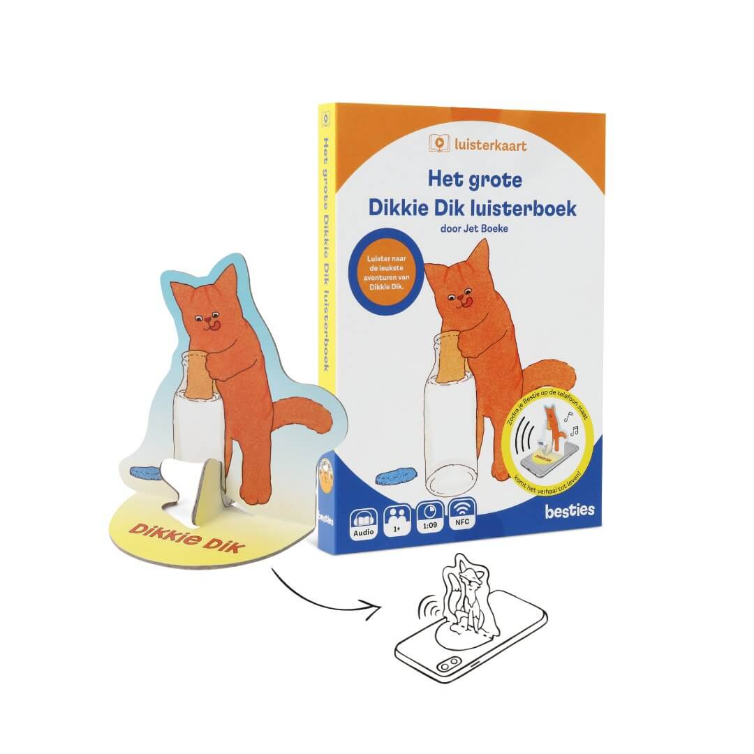 Dikkie Dik luisterkaart Het Grote Dikkie Dik luisterboek Jet Boeke