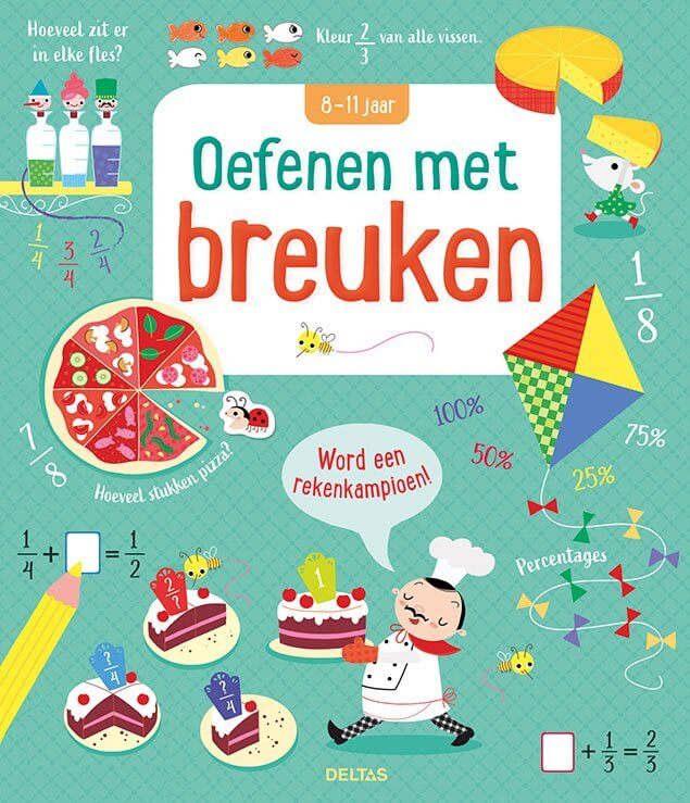 Oefenen met breuken oefenboek