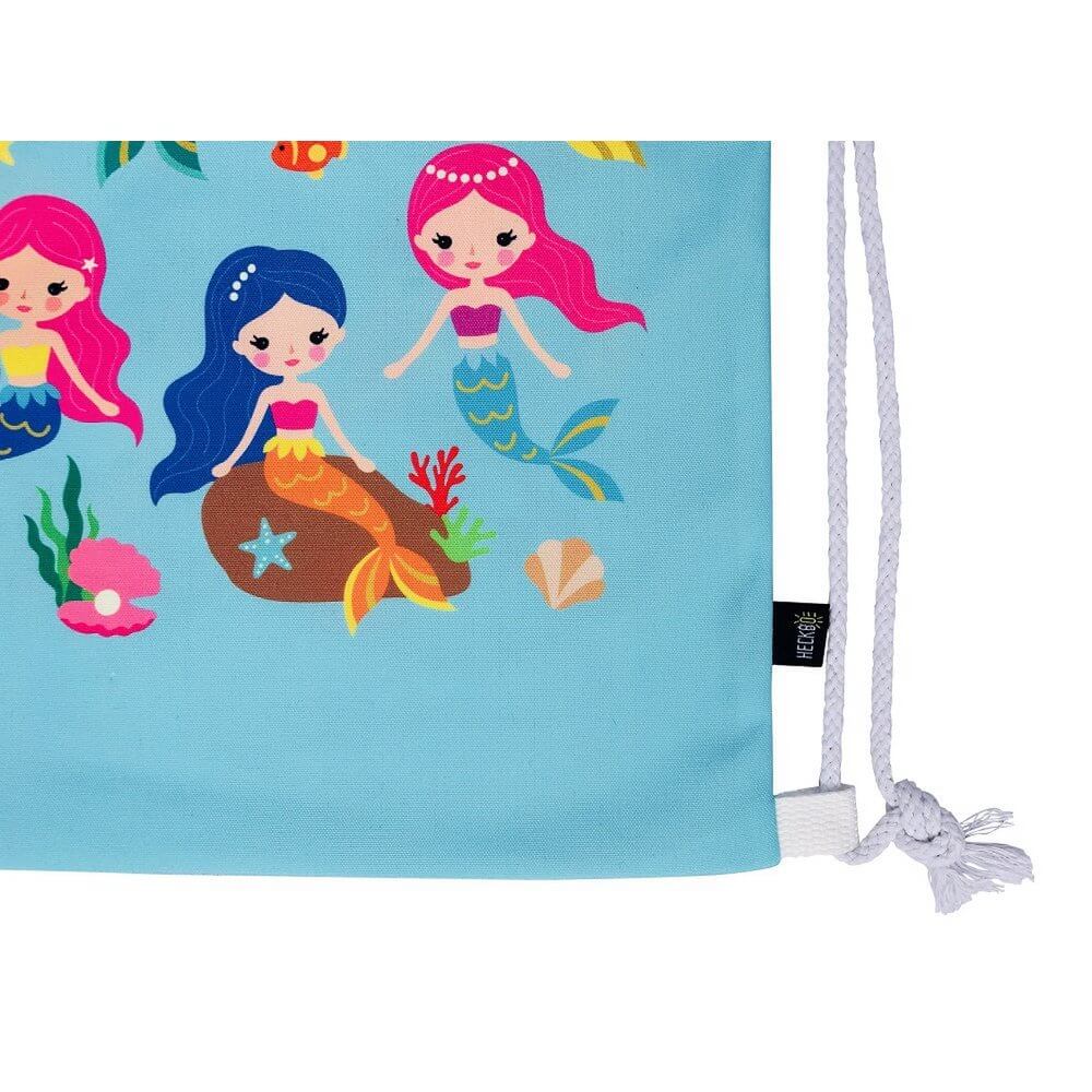 Sporttas / Gymtas kind zeemeermin - Kinderboekenland.nl
